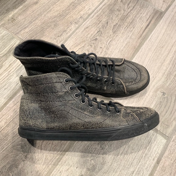Vans Shoes - Vans Black Glitter SK8-Hi Slim Sneakers